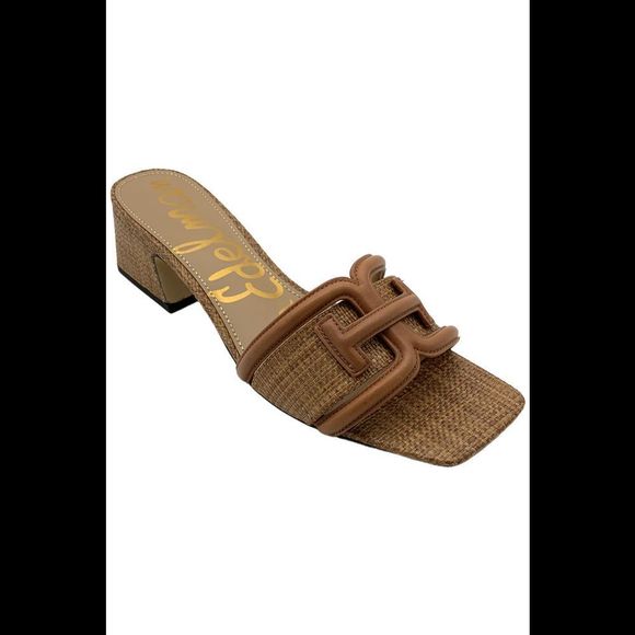 Sam Edelman Women's Waylon Block Heel Rich Cognac/Cuoio - Medium - Picture 1 of 3